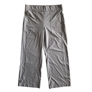 Athleta Gray Wide Leg Crop Pants Women’s Size 14